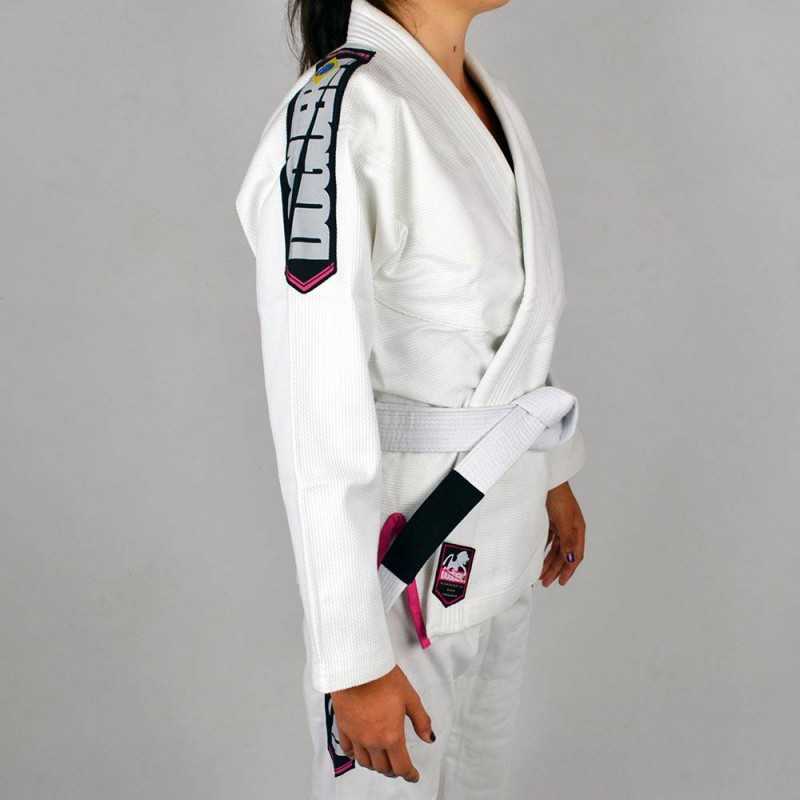 KIMONO JJB FEMME DOGUERA ELEMENTAR V.2  BLANC