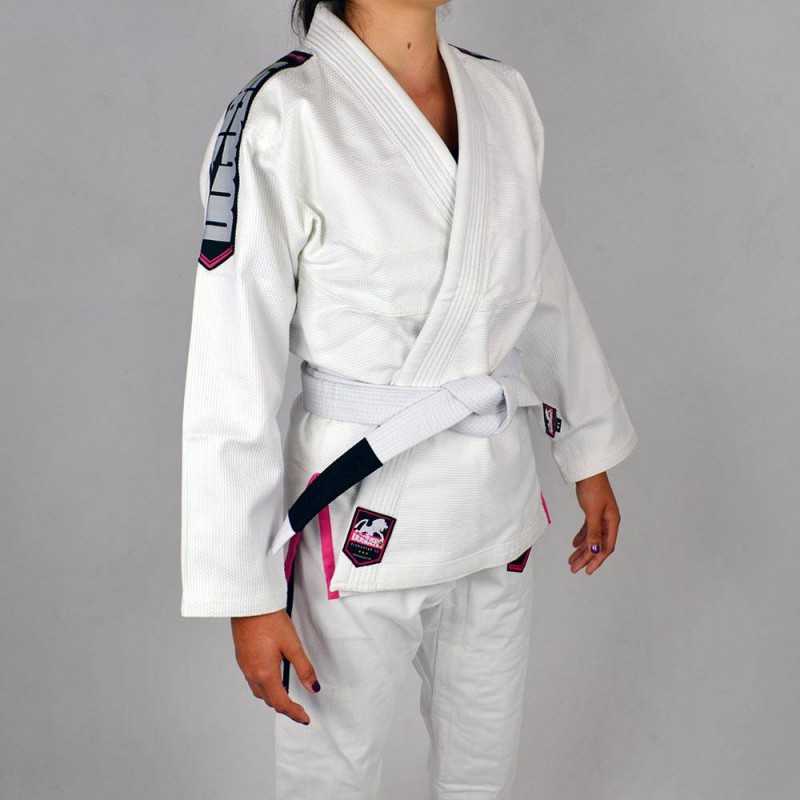 KIMONO JJB FEMME DOGUERA ELEMENTAR V.2  BLANC