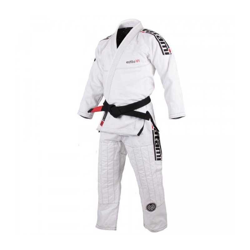 KIMONO JIU JITSU TATAMI FIGHTWEAR ESTILO 6.0 BLANC & NOIR