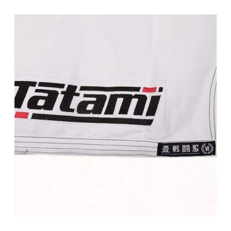 KIMONO JIU JITSU TATAMI FIGHTWEAR ESTILO 6.0 BLANC & NOIR