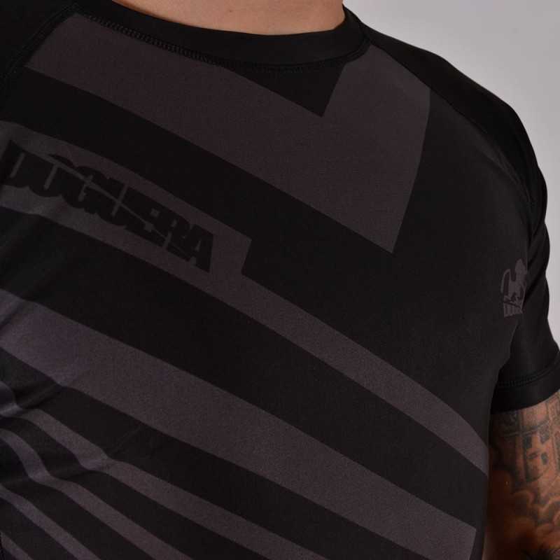 RASHGUARD JJB BLACK DOGUERA IBJJF