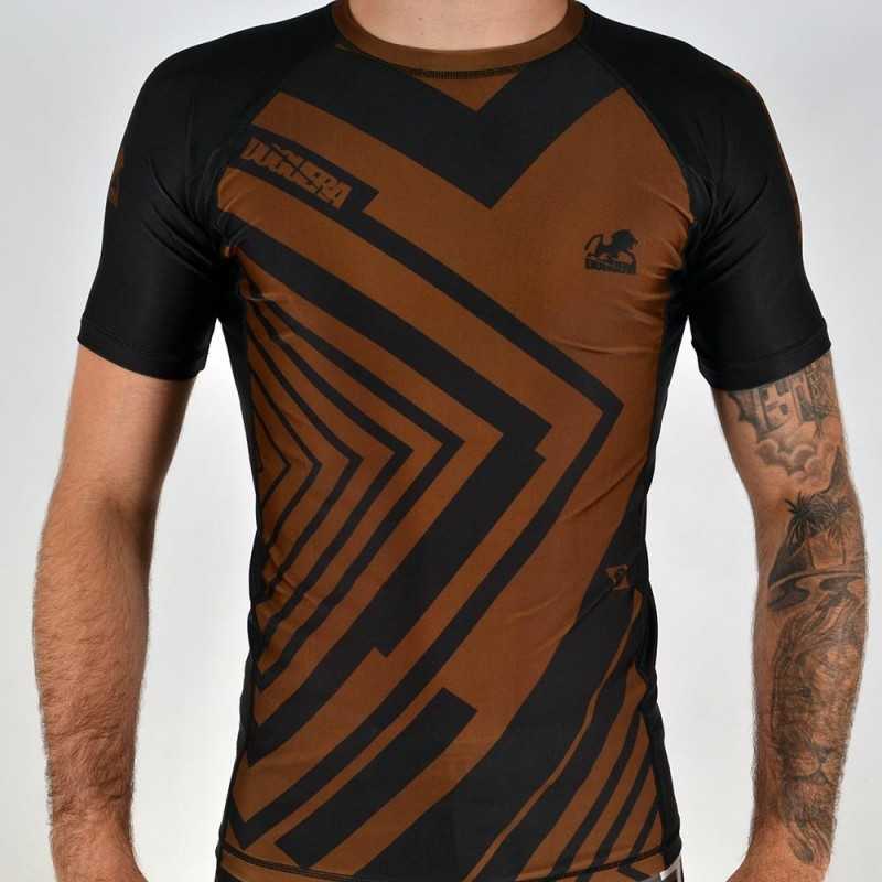 RASHGUARD JJB DOGUERA COMPÉTITEUR MARRON IBJJF