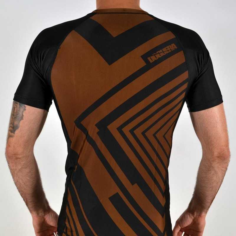 RASHGUARD JJB DOGUERA COMPÉTITEUR MARRON IBJJF